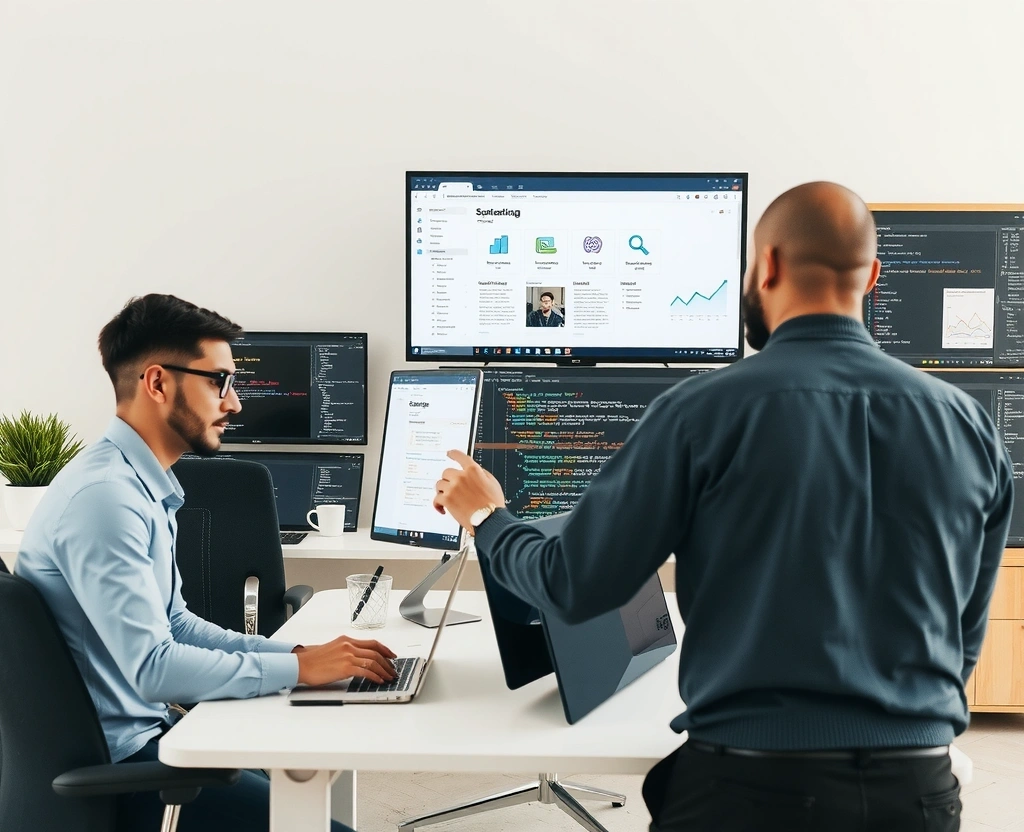 Modern web development process with wireframes, designs, and code
